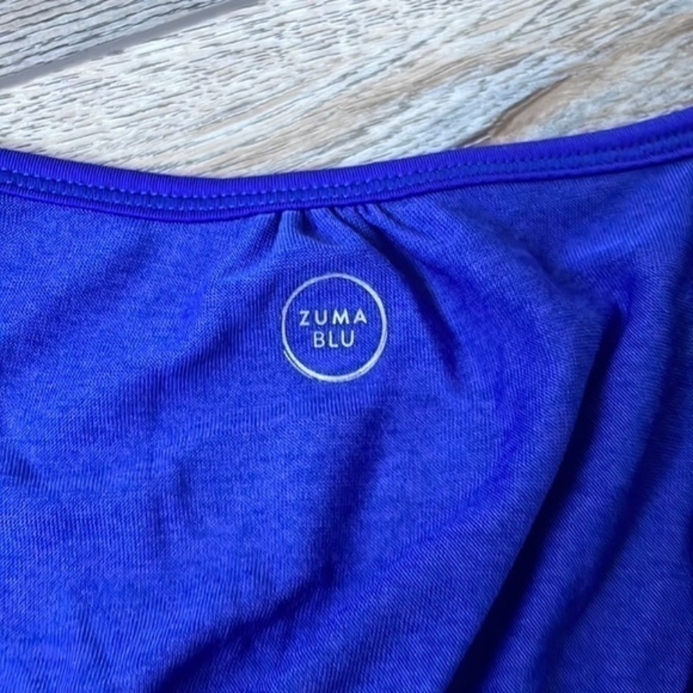 Zuma Blu top NEW Size Small Royal blue vibrant cycling athletic top - Picture 6 of 8